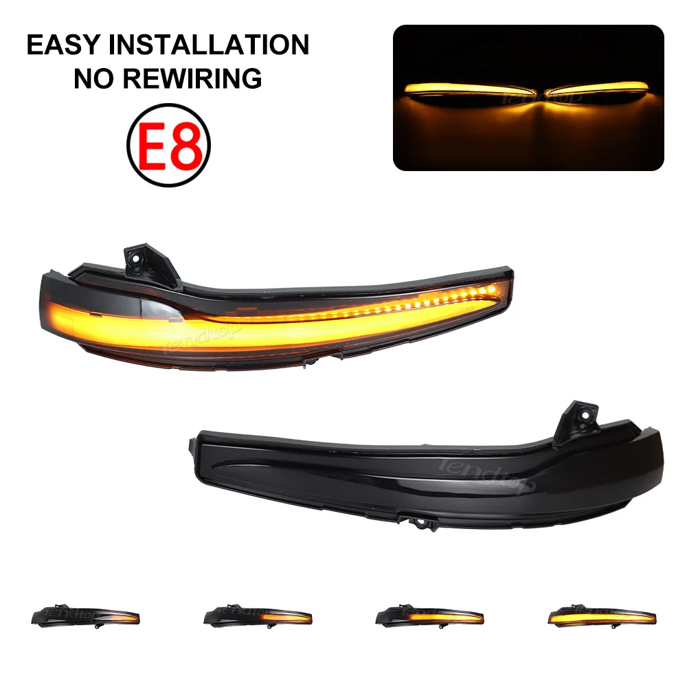 Scroll LED Dynamic Turn Signal Light For Mercedes Benz C Class W205 E W213 S W222 Side Mirror Flashing Light Repeater Blinker