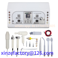 Customizable 8-In-1 Face Care Ultrasonic introduction instrument Fast blackhead grease absorption facial care Beauty Machine