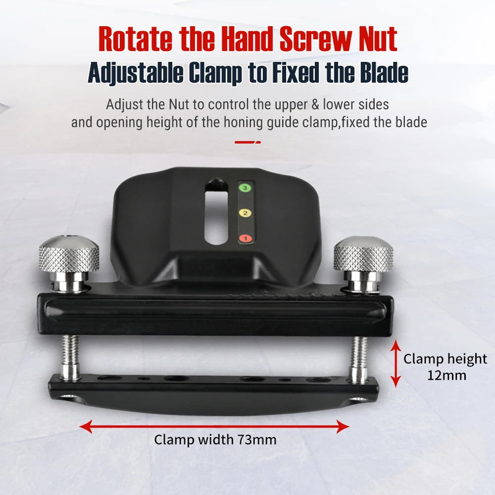 Fixed Angle Honing Guide Manual Sharpener Angle Adjustable Woodworking Grinding Tool for Efficient and Accurate Blade Sharpening