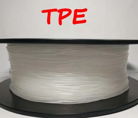 TPE 0.5KG 1.75mm  3d printing filament Flexible Plastic Material Consumables For MakerBot RepRap UP Mendel
