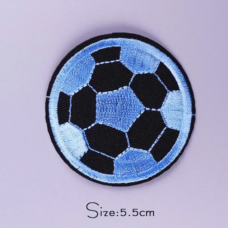 DIY Basketball Badges Embroidery Patches For Clothing Iron on Patch Thermoadhesive Patches Sports Football Jeans Stickers Stripe