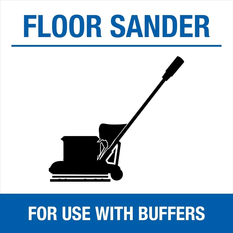 426060 炭化ケイ素フロア研磨ディスク 布製裏地 16インチ x 2インチ穴 グリット60X 20枚入り