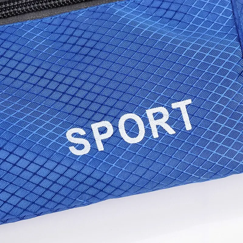 Bolsa de cintura multifuncional masculina, bolsa de peito de nylon para mulheres, cinto de corrida, bolsa esportiva, bolsa de telefone móvel, bolso, bolsa de peito de viagem