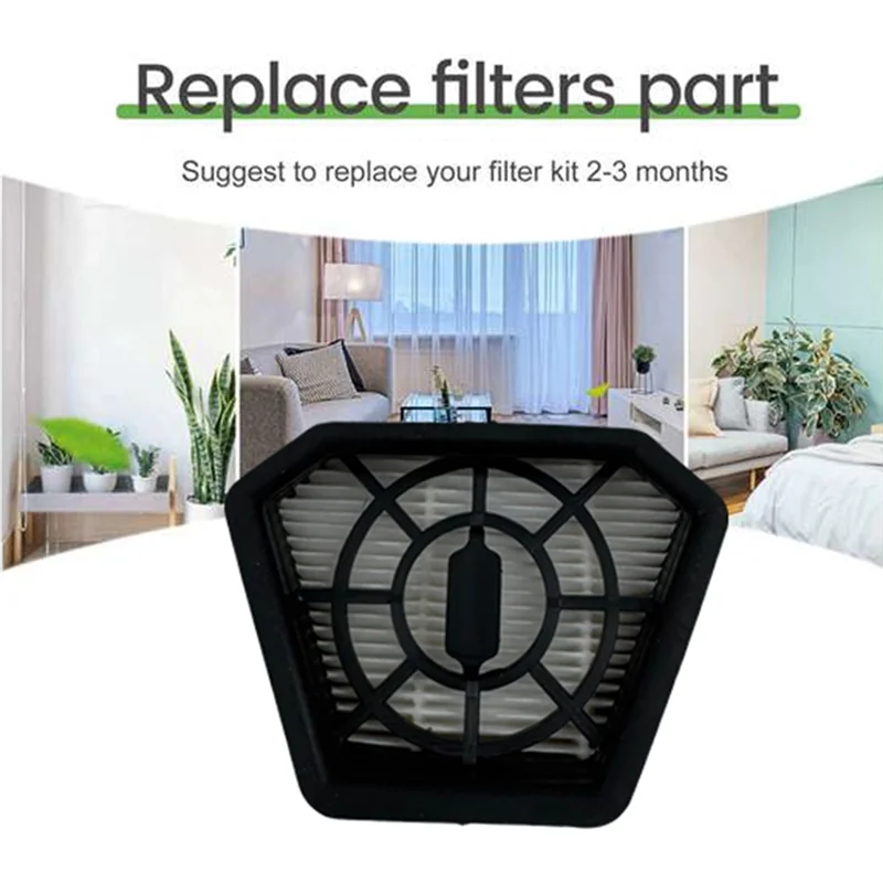 AFOURT-مكنسة كهربائية فلتر HEPA ملحق لـ Redkey W13 مكنسة كهربائية فلتر استبدال أجزاء فلتر HEPA