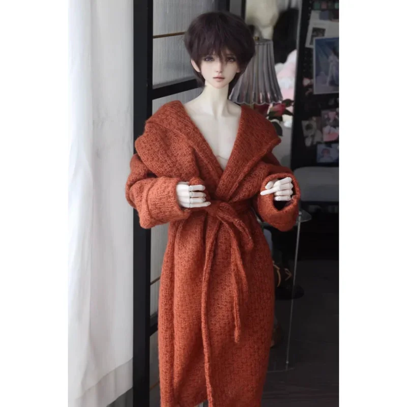 

Одежда для кукол BJD для кукол высотой 73-75 см, свитер с капюшоном, кардиган, аксессуары для кукол (кукла в комплект не входит)