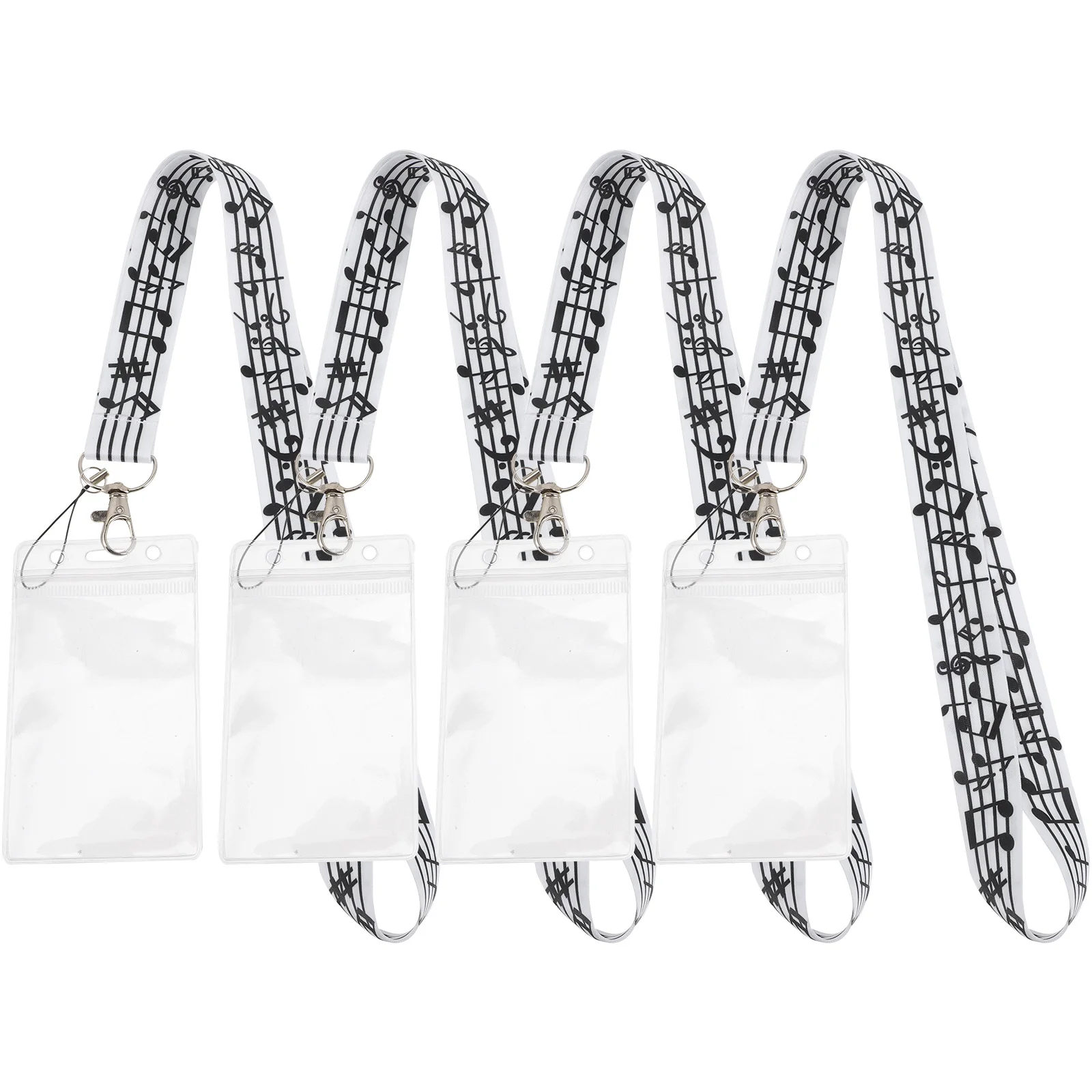 

4Pcs Phone Lanyards Simple Adjustable Anti-Lost Neck Straps Hanging Chains for Cell Phones Id Card Badge Holder Wallet