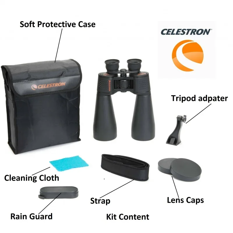 Celestron Skymaster 25X70 Hd Pro Hoge Krachtige Verrekijker Bak4 Low Night Vision Astronomy Telescoop Voor Kampeervogels Buiten