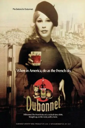 Dubonnet Aperitif 'Do as the French do' Advert Vintage Retro Style Metal Sign