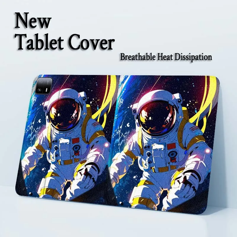 Astronaut Cool Art For Xiaomi Redmi Pad 2 7 8 6 6S 5 4 SE Pro 8.8 11 8.7 11.2 12.4 Ultra Plus Max Tablet Case