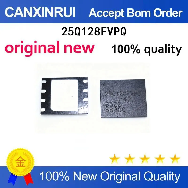 

(5-100 Pieces) Spot 25Q128FVPQ W25Q128FVPIQ QFN
