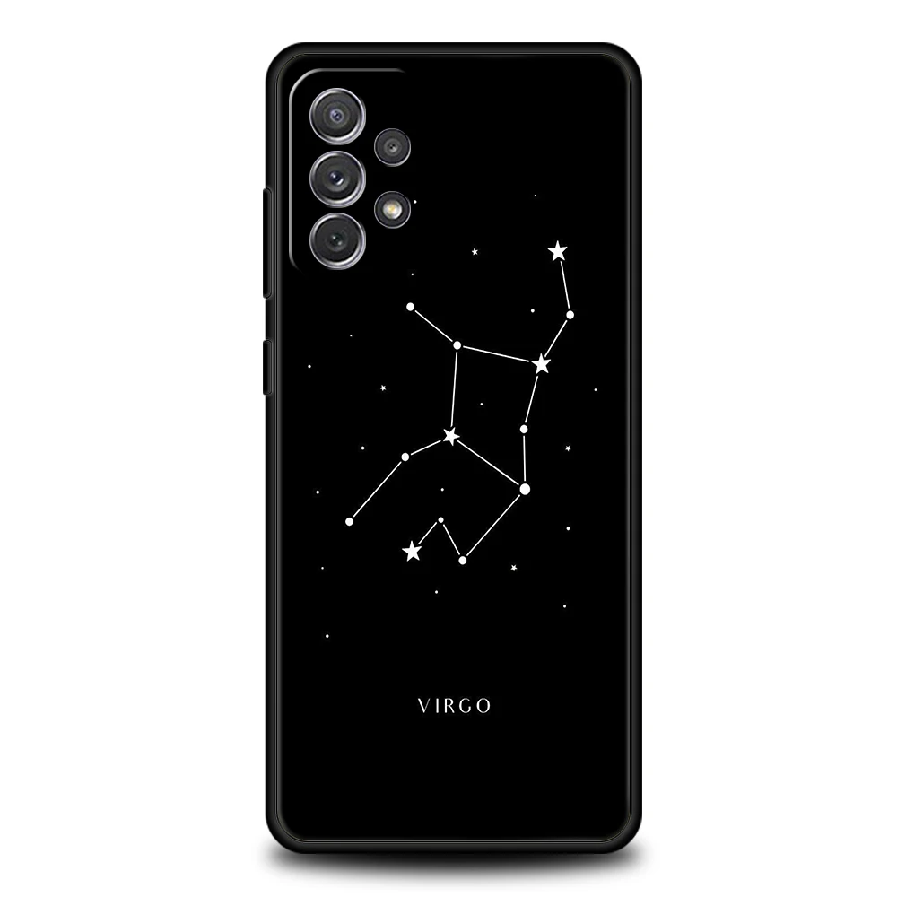 Konstellation Jungfrau Widder Handyhülle für Samsung Galaxy A55 A35 A15 A14 A25 A54 A51 A71 A72 A73 A32 A52 A52S A41 5G Soft Shell – Detail 5