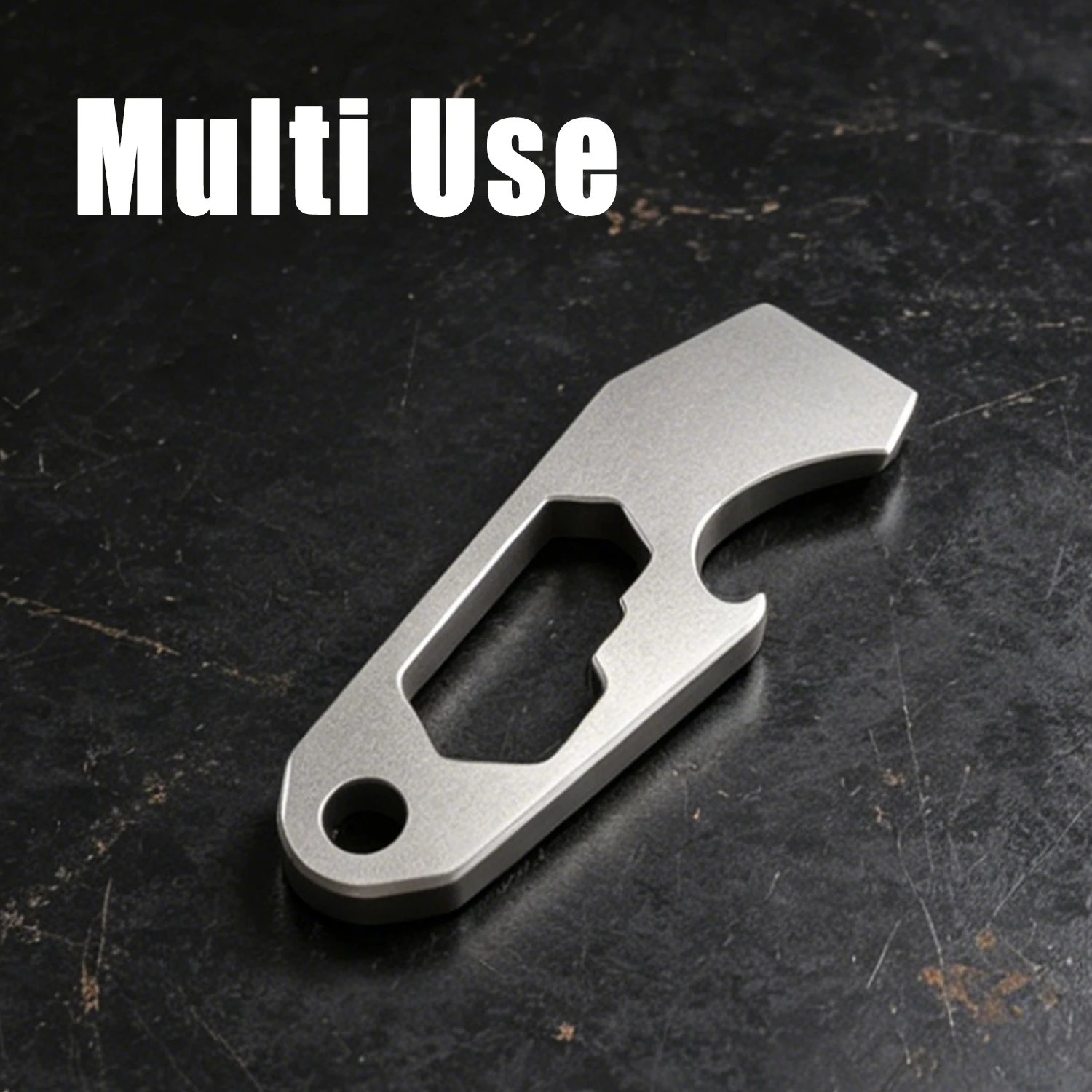 Keychain bottle opener, outdoor EDC tool, portable hex wrench