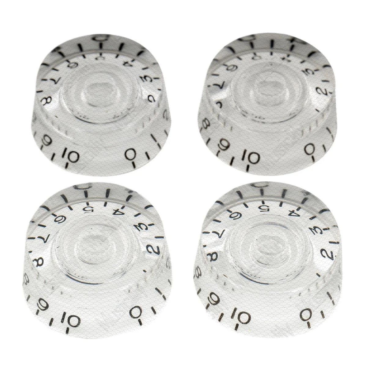 4Pcs Electric Guitar Volume Tone Control Knobs 18 Spline Metric Barrel Knob Caps for LP-Style SG-Style Guitar