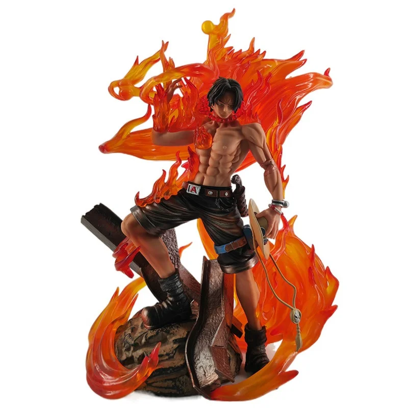 

Singularity Workshop One Piece Ace PVC statue 35cm Action Figure GK Anime Model Portgas-D-Ace Figurine Collection Toy Zoro Figma