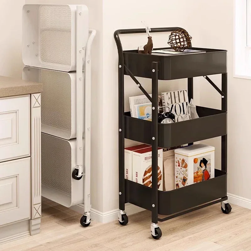 Italian Style Multifunctional Trolley Modern Designer Beauty Salon Trolley Barber Shop Storable Furniture Skjuta En Vagn HBSC