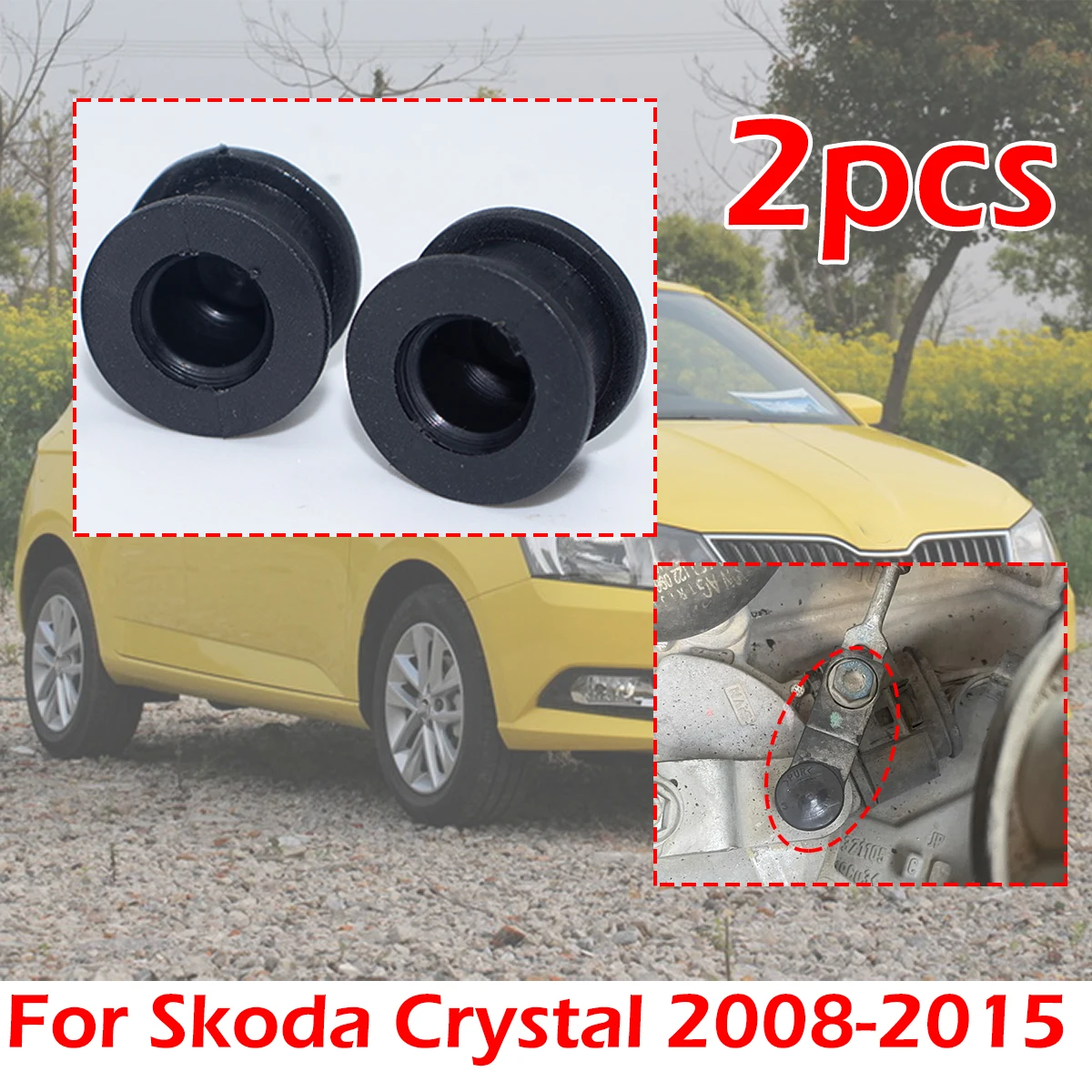 

2/3/5PCS Gear Shift Cable Bushing For Skoda Crystal 2008-2015 Connector Repair Kit 09G321397A Automatic Transmission Replacement