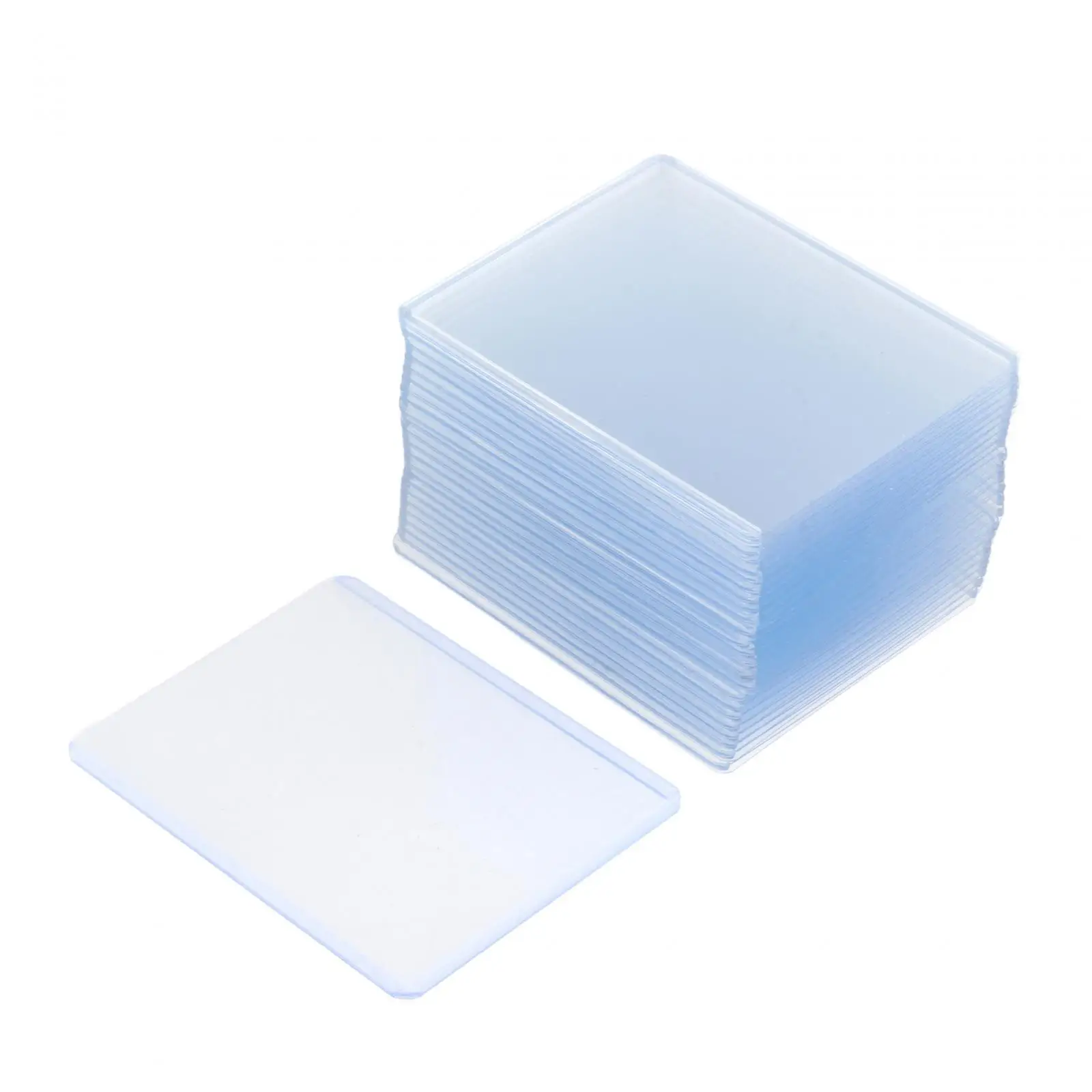 25x Clear Card Sleeves for Trading Card Practical Card Protectors Card Holder for Transportation Sports Cards Pro Collectors