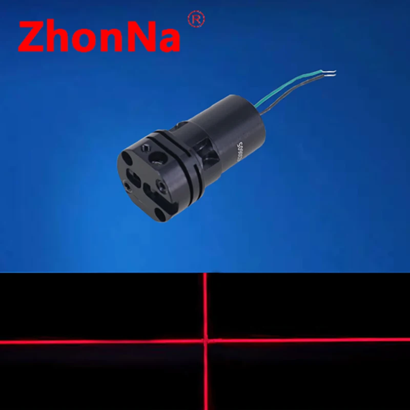 Cabeça industrial do laser da categoria que mira o localizador, acessório ótico da instalação, módulo vermelho 635nm do laser, 5mWPCB, 3V-3.7V,