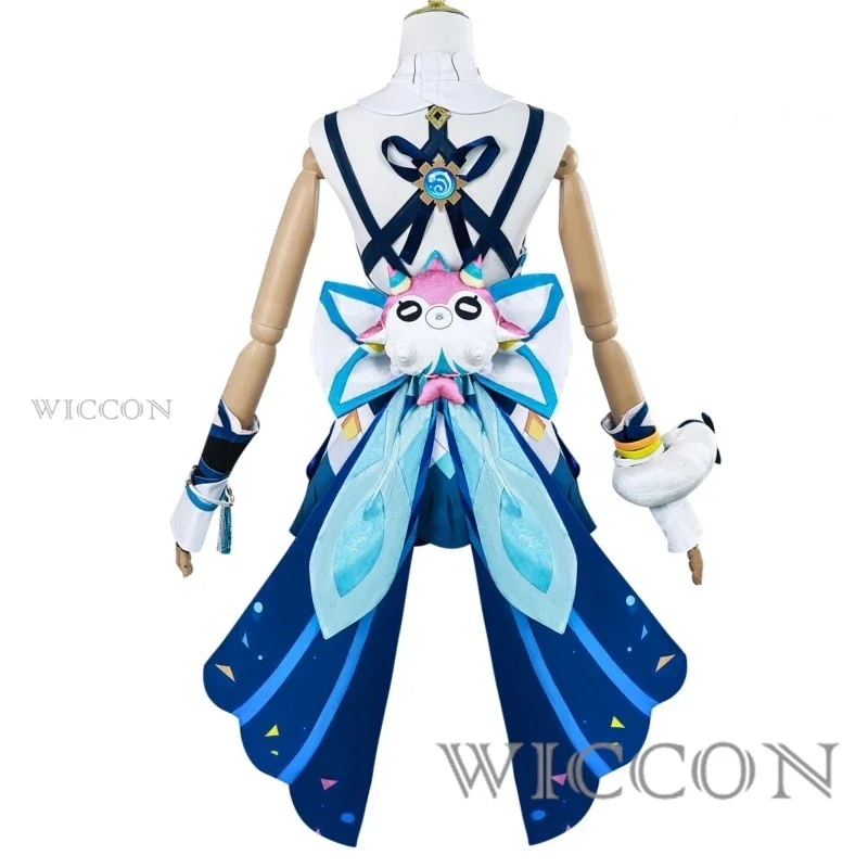 Genshin Impact MuΣ Cosplay Kostuum Pruik Uniform Hoofddeksels Pop Meztli Springs Natlan Halloween Party Vrouwen Meisjes Rekwisieten