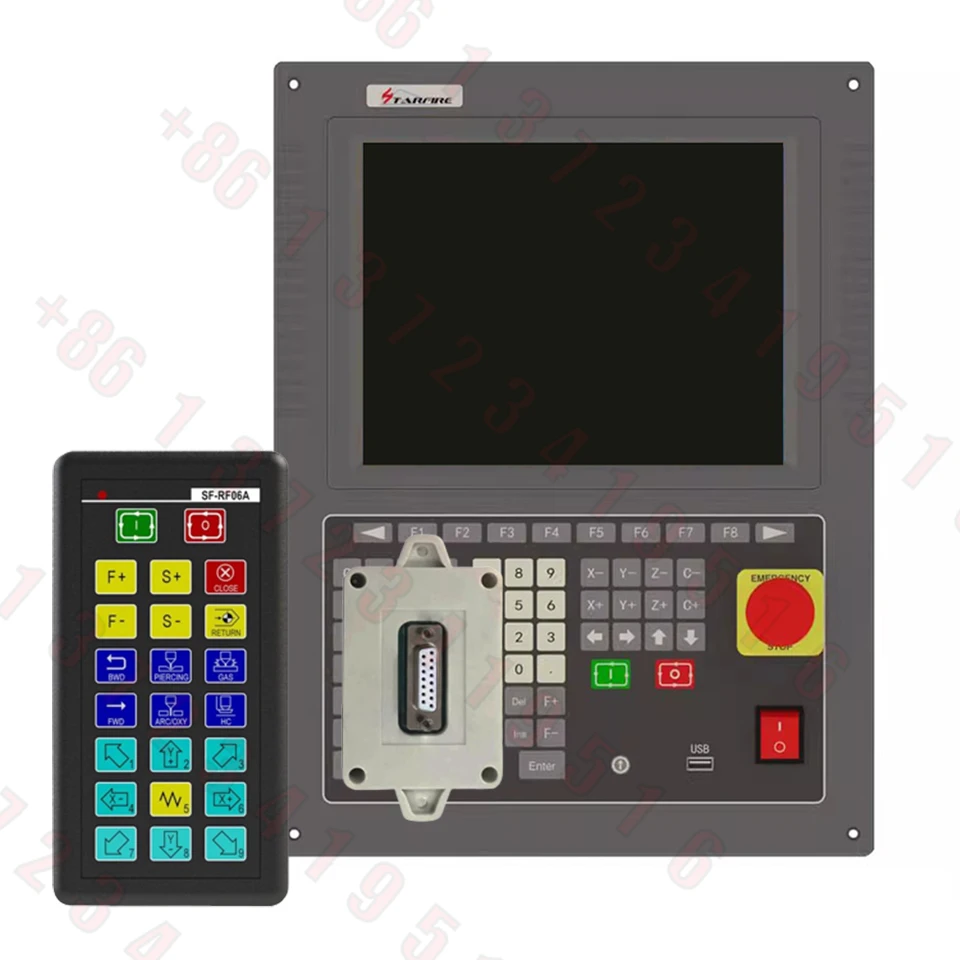 Sf-2300s Plasma Flame Cutting System Cnc Controller + Xpthc-4h Arc Voltage Height Adjuster + Jykb-130-dc24v + Sf-rf06a