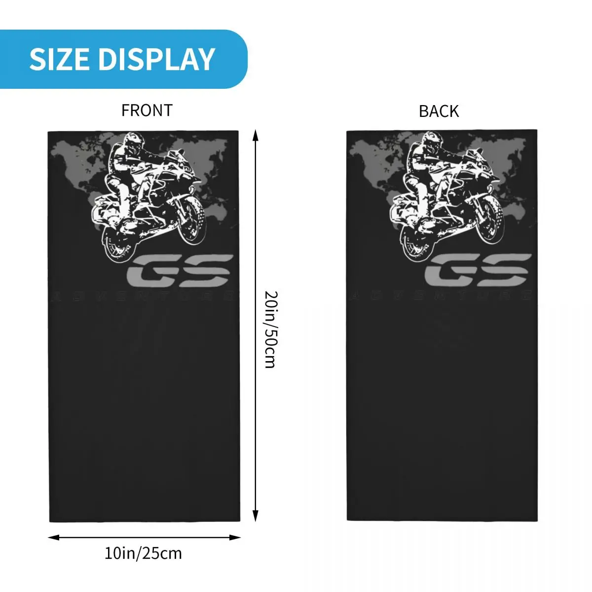 GS Adventure Motorbike Face Scarf Merch Neck Gaiter Bandana Warm Running Balaclava Unisex Windproof