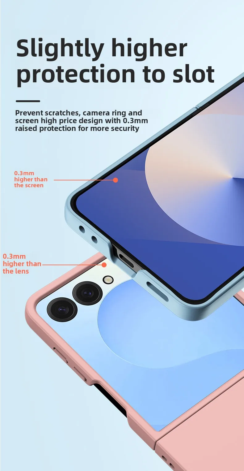 Handyhülle für Samsung Z Flip 8 7 FE 6 5 4 3 Flip7 Flip6 Flip5 Flip8 5G Schutzhülle Schlank Dünn Süßes Candy-Design Angenehmes Hautgefühl – Detail 20
