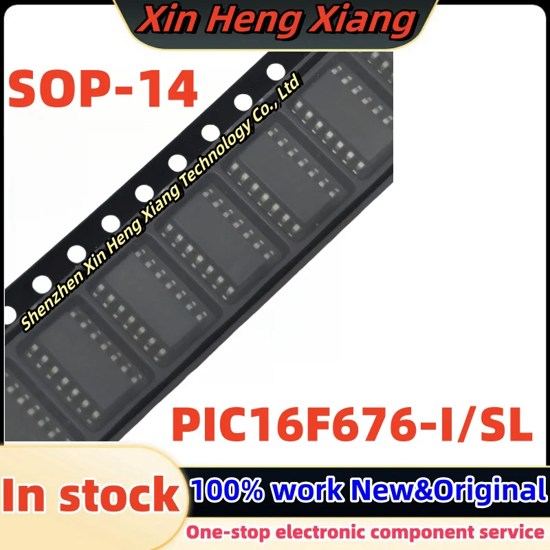

(10-100pcs)PIC16F676 I/SL PIC16F676-I/SL sop-14