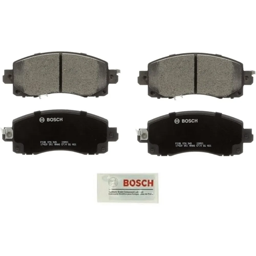 

BOSCH BC2045 QuietCast Premium Ceramic Disc Brake Pad Set - Compatible with Select Subaru Crosstrek, Forester, Impreza, Legacy,