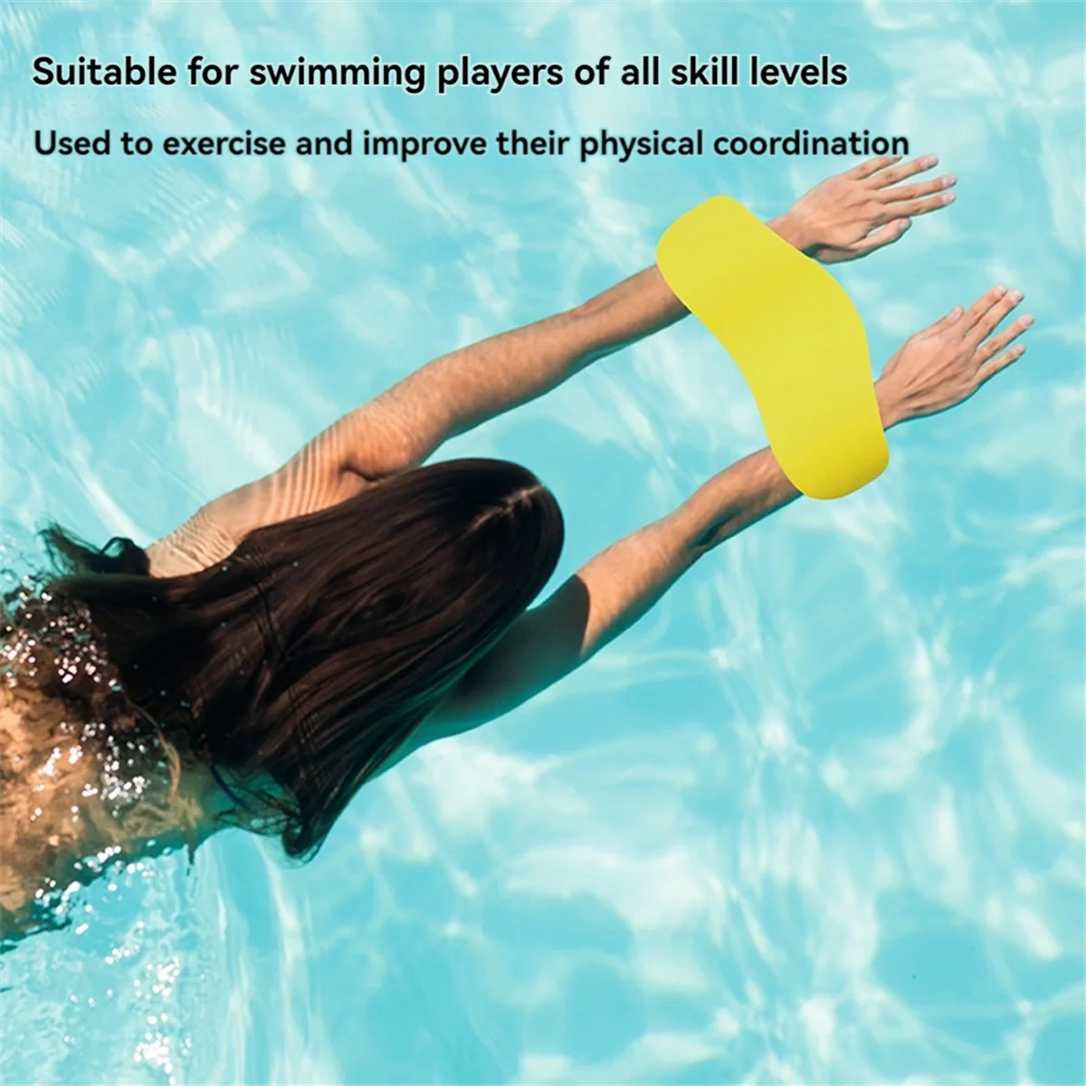 Pull Buoy Leg Floating Swimming Training Aid Swim Trainer Kickboard Ankle Buoy Swimming Tool for Adult Beginners Unisex