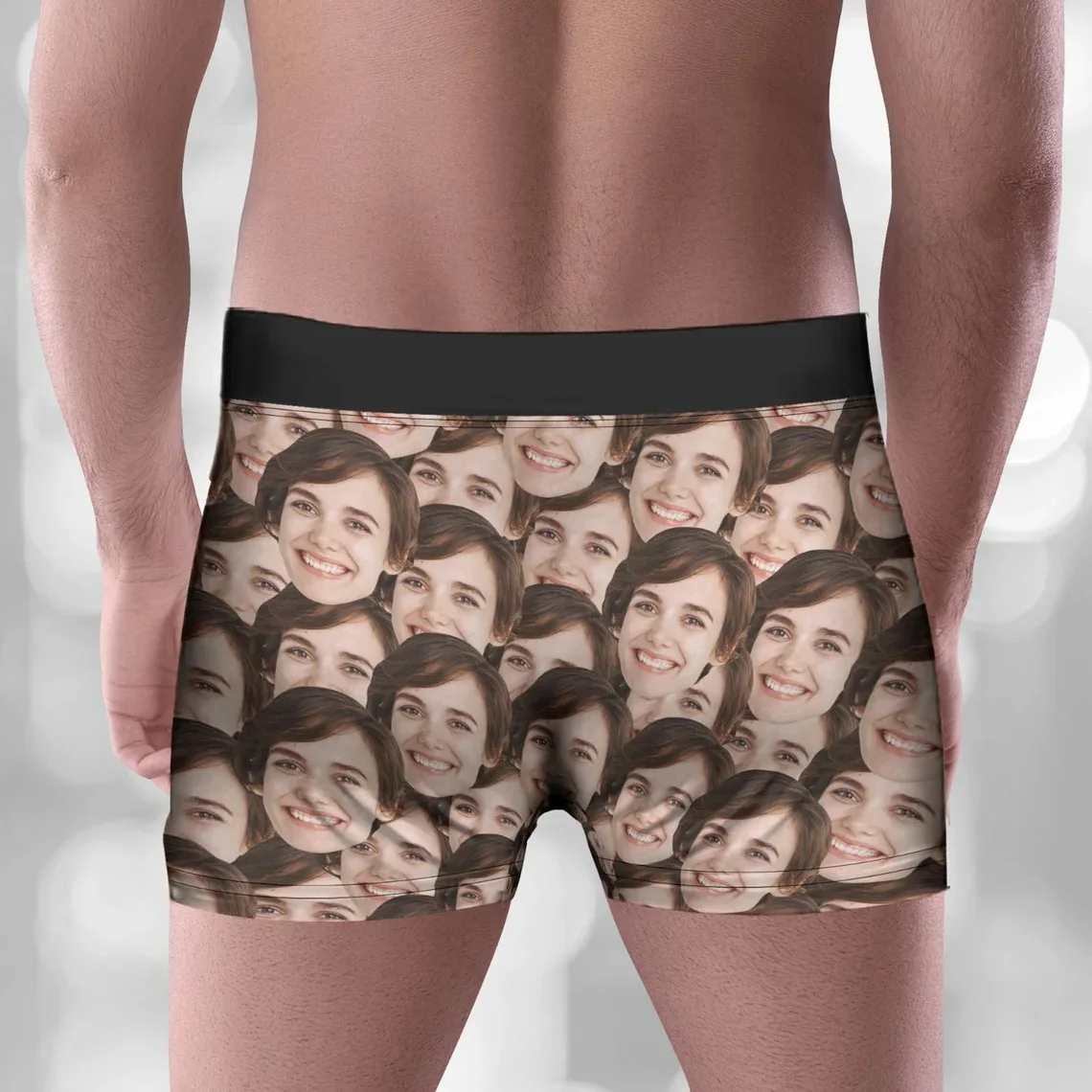 Gepersonaliseerde gezicht boxers voor man aangepaste boxershorts met gezichten grappige foto ondergoed populaire verjaardag verjaardagscadeau