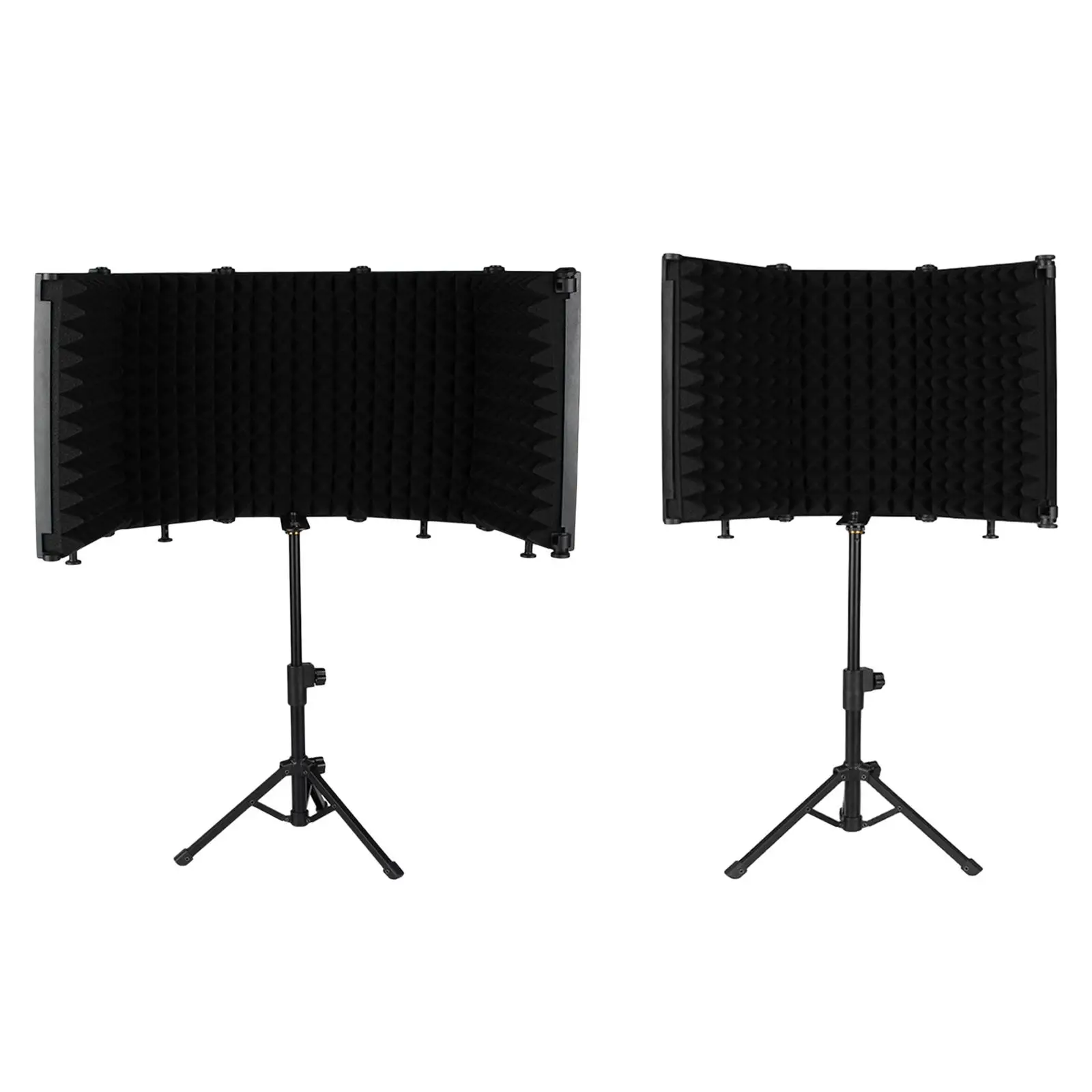Studio Microphone Isolation Shield Mic Sound Dampening Foam Reflector Filter view 5