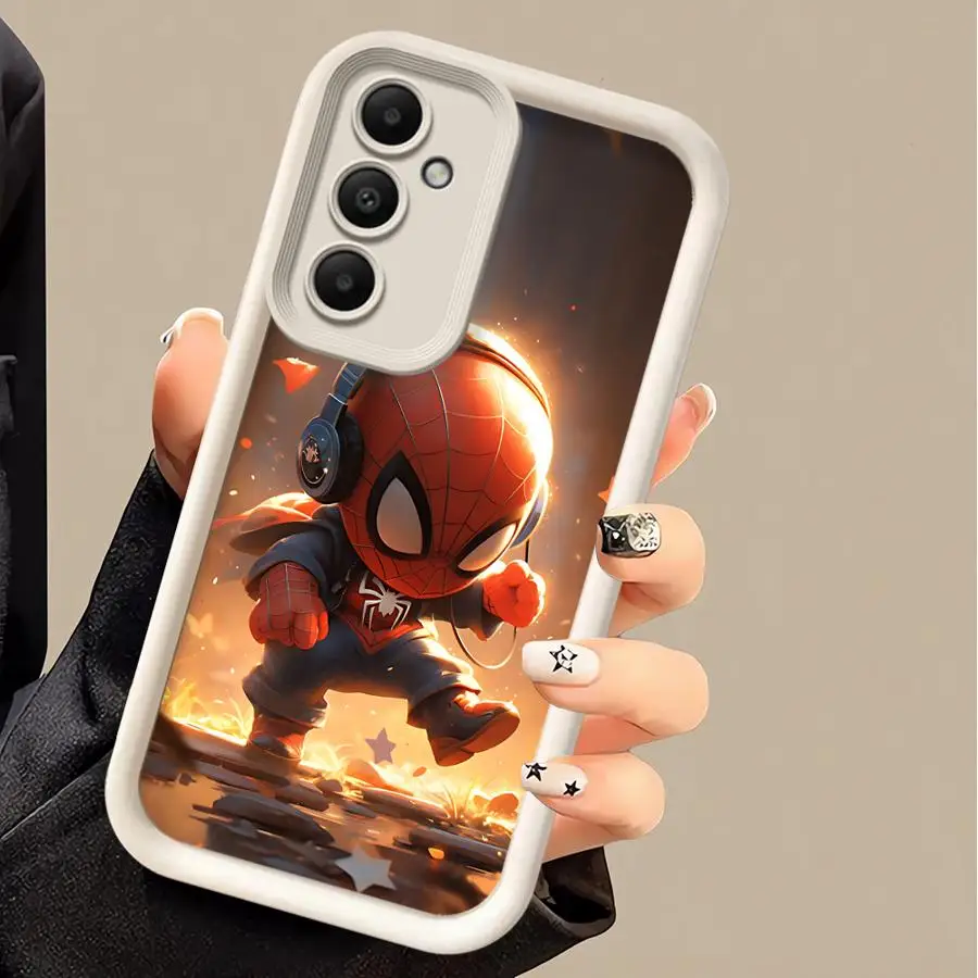 Marvel Sipider Man Soft Back Phone Case for Samsung Galaxy A55 A25 A11 A12 A13 A24 A22 A23 A32 A52 A53 A73 Cover