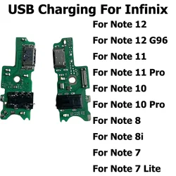 New For Infinix Note 7 8 8i 10 11 12 Pro NFC G96 Lite USB Charging Dock Charger Board Connector Flex Cable