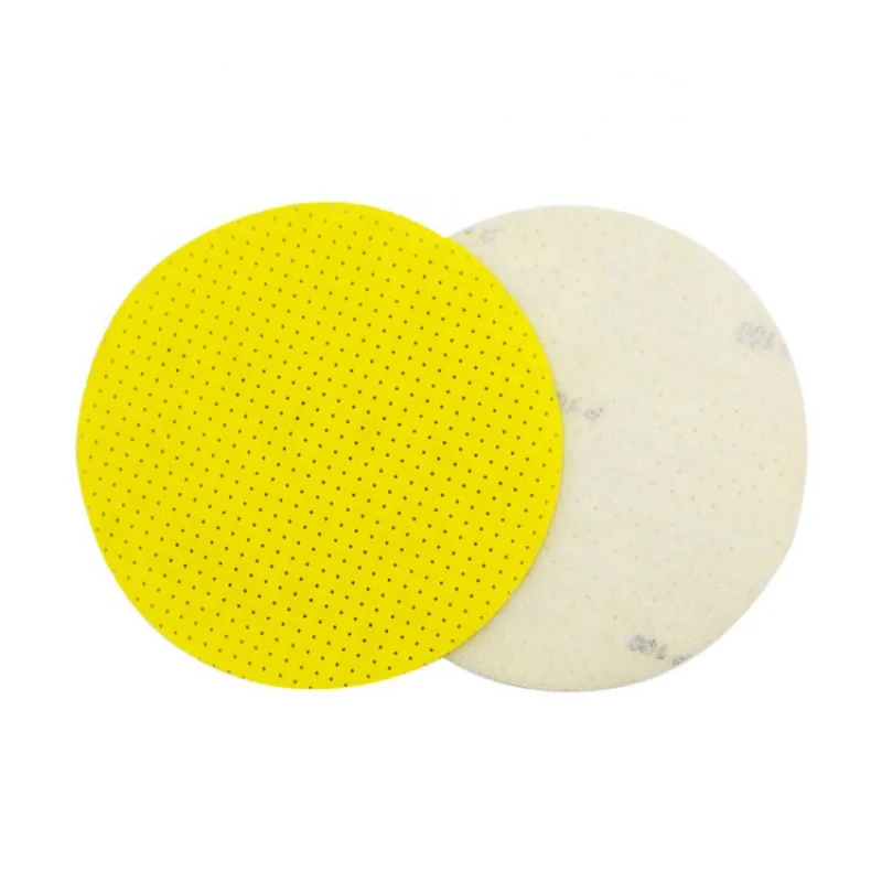 Superior Performance round Yellow 225 Sanding Discs Paper Substrate for Drywall Sander