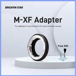 Brightin Star LM-FX Camera Lens Adapter Convertor Ring for Leica M mount Lens to Fuji FX X Mount Camera XT5 XT20 XT30 XS XA5 PRO