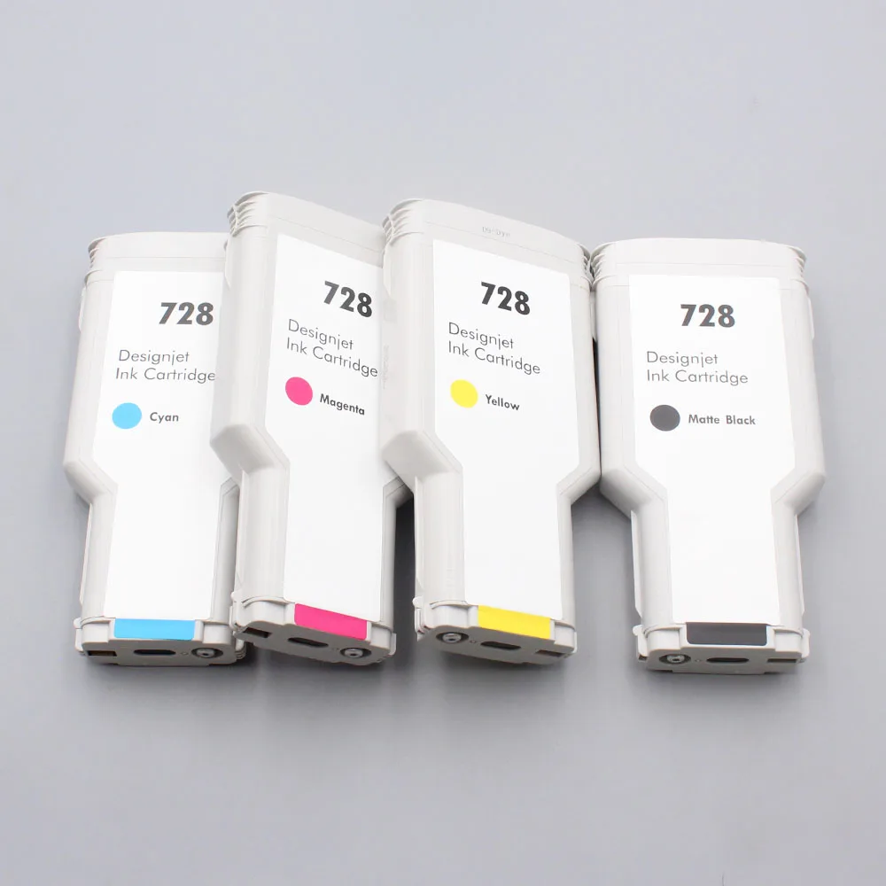 Imagem -03 - Cartucho de Tinta com One Time Chip Adequado para hp 728 Vazio Adequado para hp Designjet T730 e T830 Cores 300ml por pc
