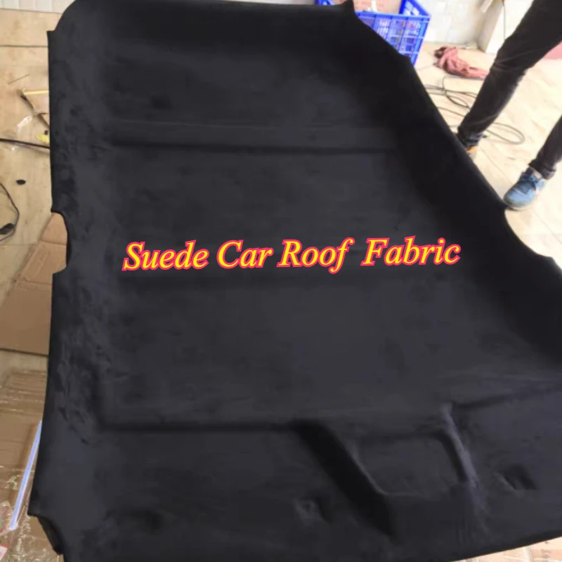 

Universal Suede Car Roof Headliner Fabric with Foam Backing Auto Interior Cloth for Ceiling Liner Replacement Cars Trim Fabrics
