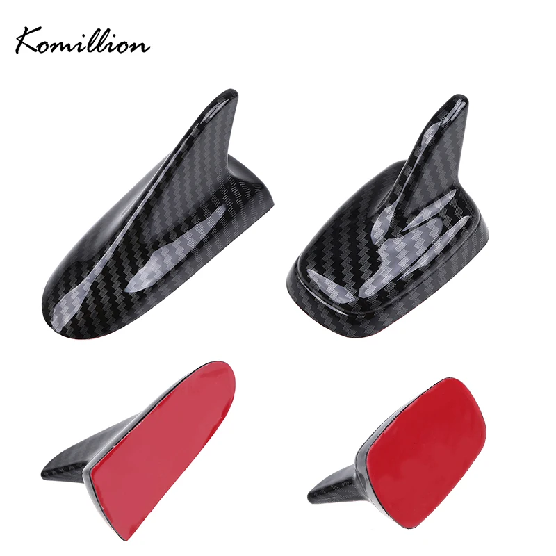 Car Roof Shark Fin Antenna Carbon Fiber Look Universal Decorative Aerial for BMW Nissan Suzuki Swift Seat Ibiza Mazda Citroen