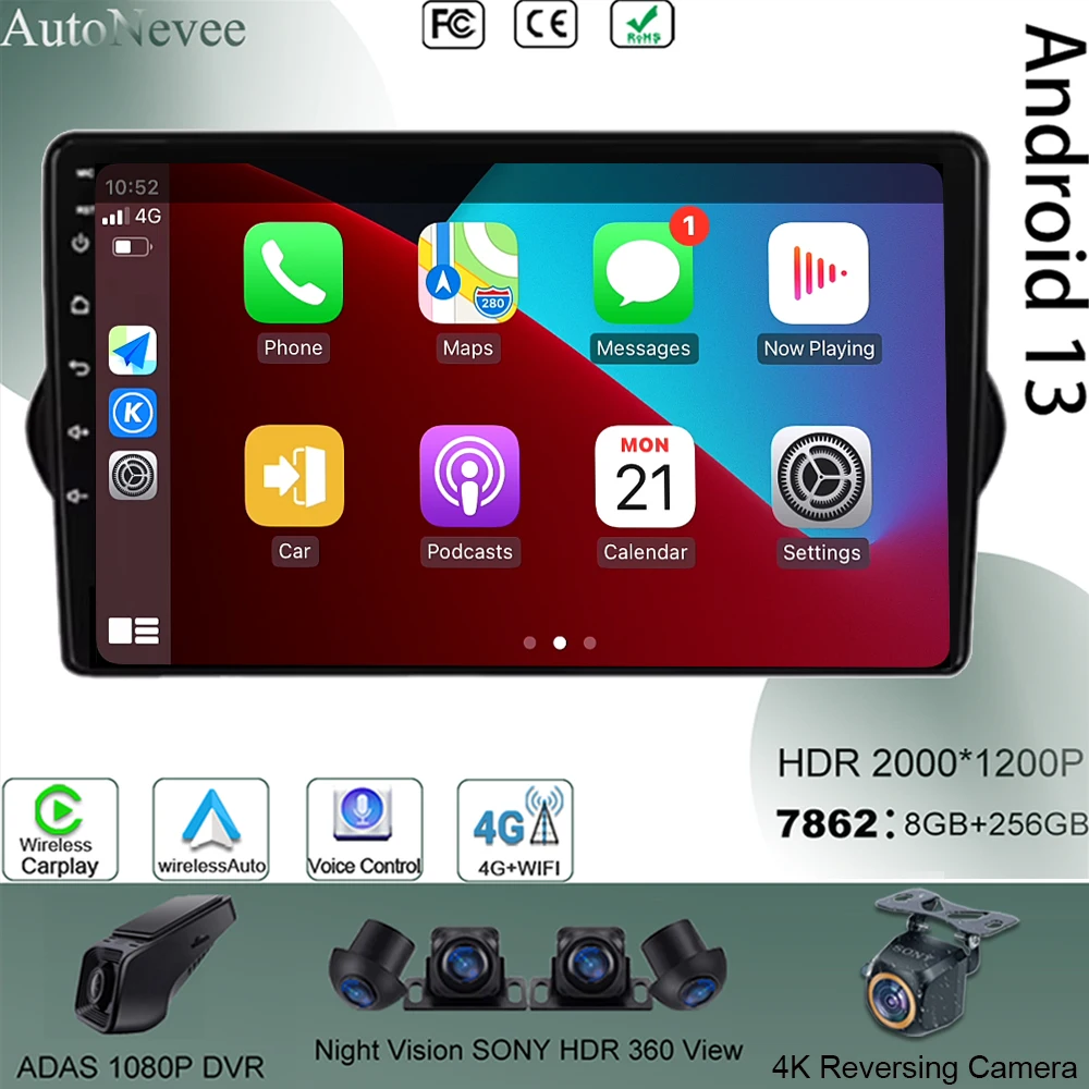 

Android For FIAT EGEA TIPO 2015-2018 Car Multimedia Car GPS Player Navigation Touch Screen Monitor Video Radio