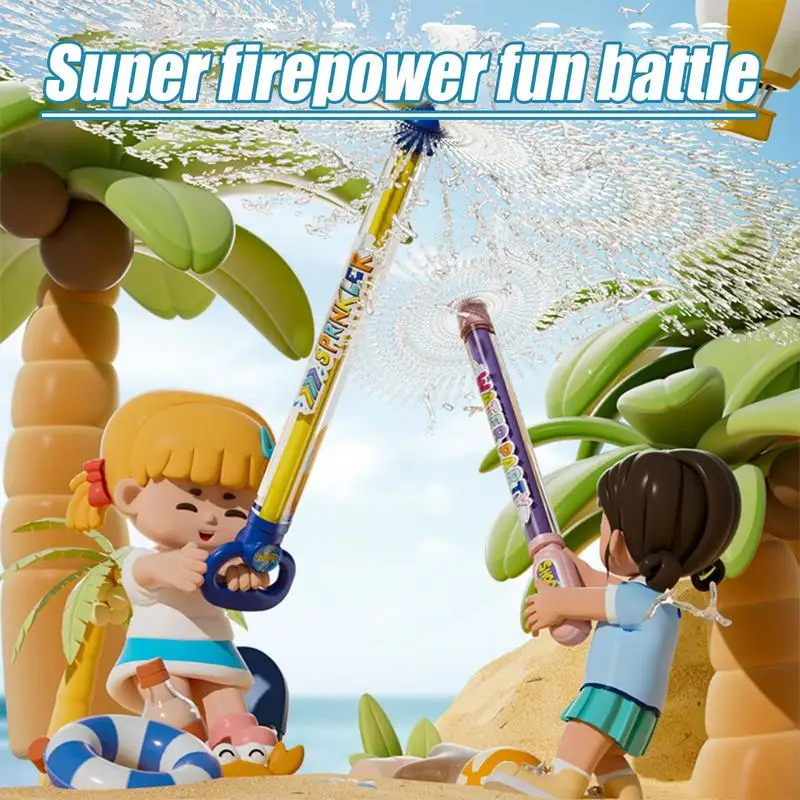 Water Squirter สําหรับเด็กดอกไม้ไฟ Beach Water Soaker ดึงกลางแจ้ง Backyard Beach Pool กิจกรรม Soaker Squirt ของเล่นสําหรับ