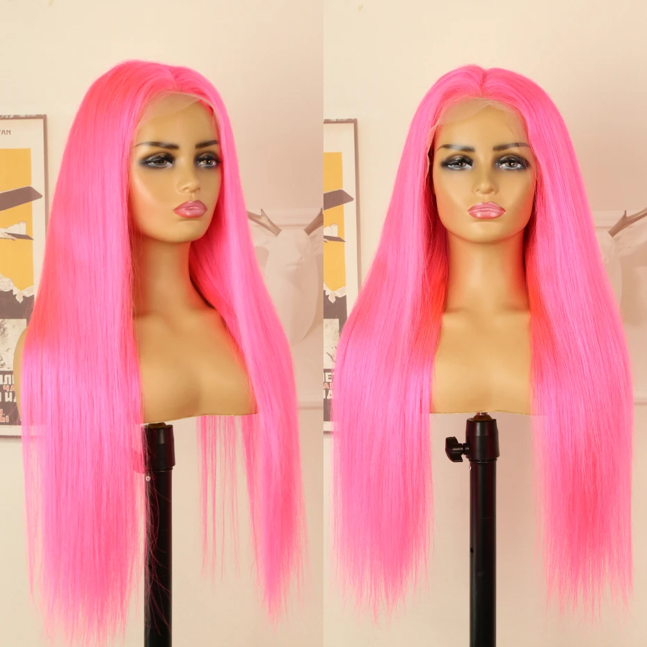 باروكات شعر بشري مستقيم باللون - مراجعة Lace Front Wig وسعره