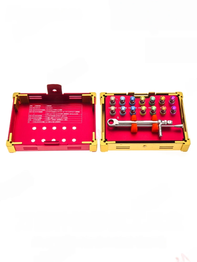 15Pcs/Set Dental Screwdrivers Implant Torque Screwdriver Wrench Universal Prosthetic Kit Dental Implant Restoration Tools