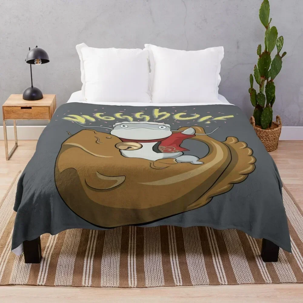 

Wasshoi! - XIV Throw Blanket bed plaid Bed covers christmas gifts Blankets Hair Loose Custom Blankets