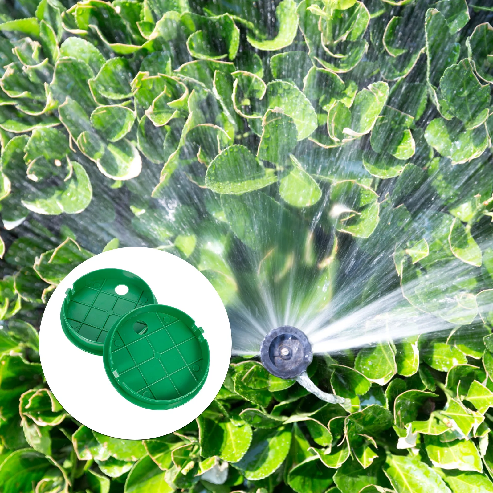 

2pcs Irrigation Valve Box Cover Sprinkler System Accessories Durable Design Easy Installation Lawn Mower Safe Pet Supplies
