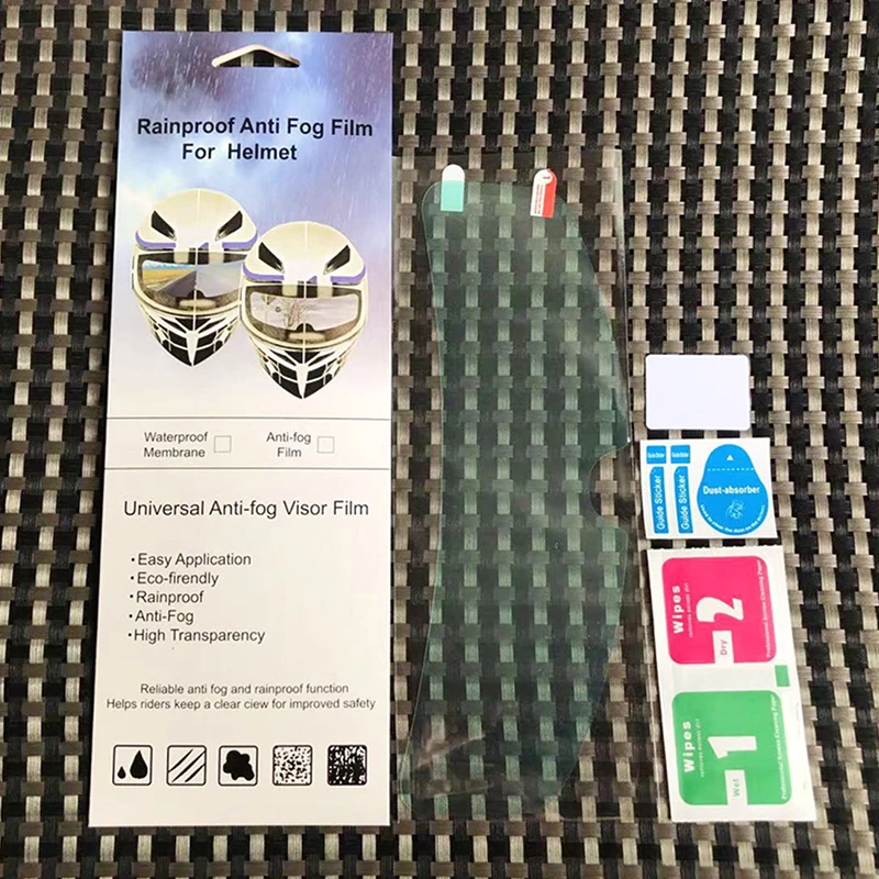 Motorcycle Helmet Anti-fog Film and Rain Film Durable Nano Coating Sticker Film