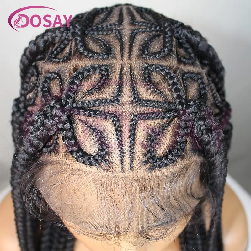 

36 "Бабочка Полный Кружевной Плетеный Парик Синтетические Искусственные Локоны Кружева Фронтальные Плетеные Парики Для Чернокожих Женщин Африканский Плетеный Парик