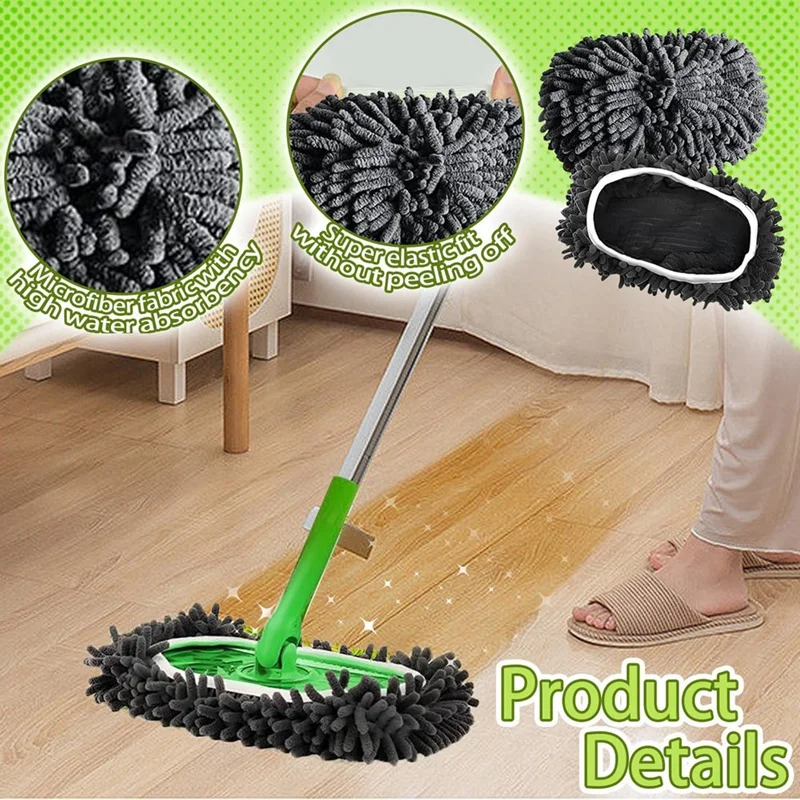 Toalhetes reutilizáveis laváveis para Swiffer Sweeper, Cobertura do piso, Panos secos e molhados, Mop Cloth