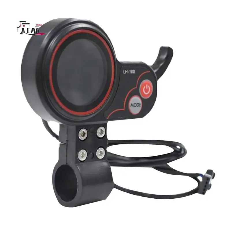 

AEA6-LH100 LCD Display Dashboard 24V-60V Throttle Meter Fit For Kugoo Electric Scooter/Ebike Speedometer (SM Plug 5PIN)
