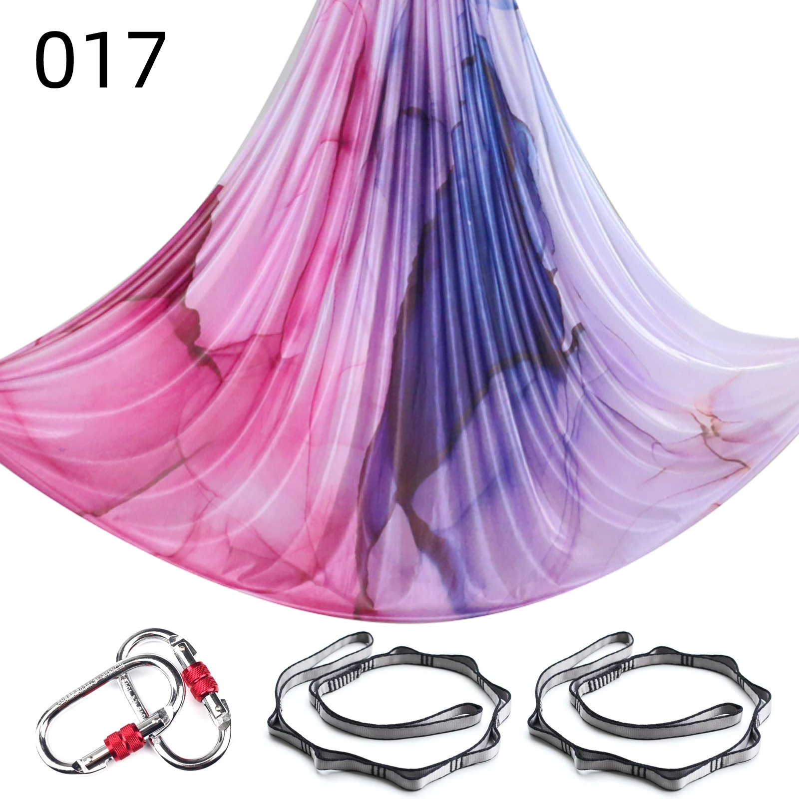 NEW 6m Aerial Yoga Hammock Set Gradient Style-2 Aerial silks Yoga Fitness Stretch Belt For GYM Indoor Yoga Studio