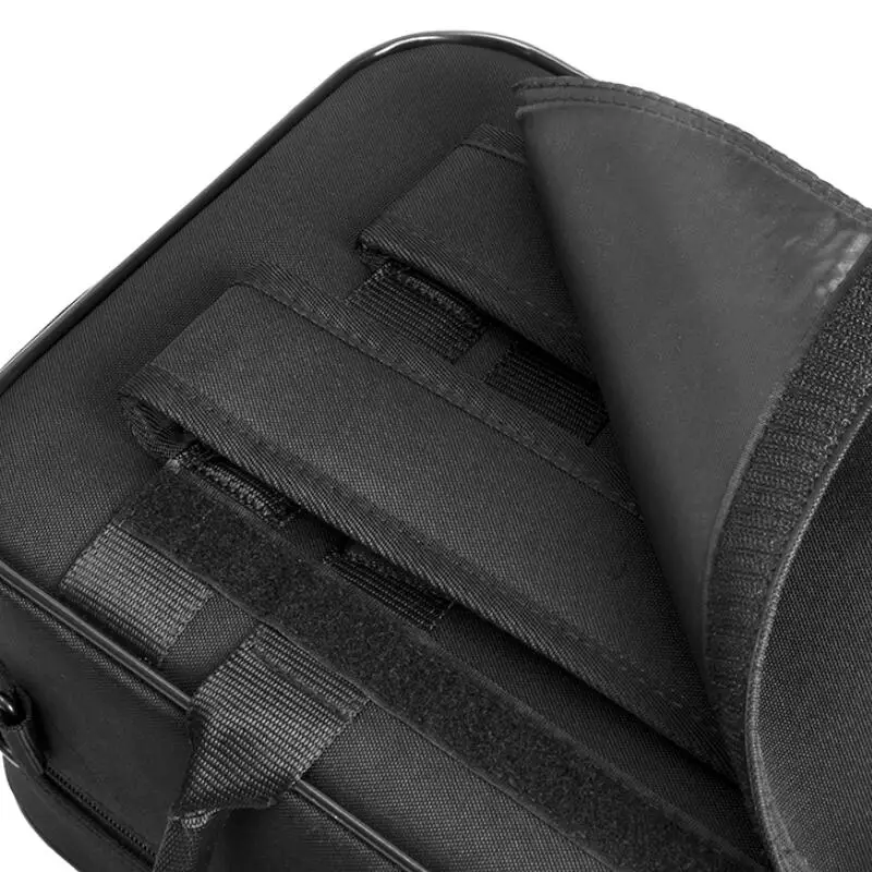 Black Cornet Bag Double Shoulder Cornet Case Portable Cornet Box Cover One Shoulder Crossbody Cornet Bags Waterproof Cornet Bag